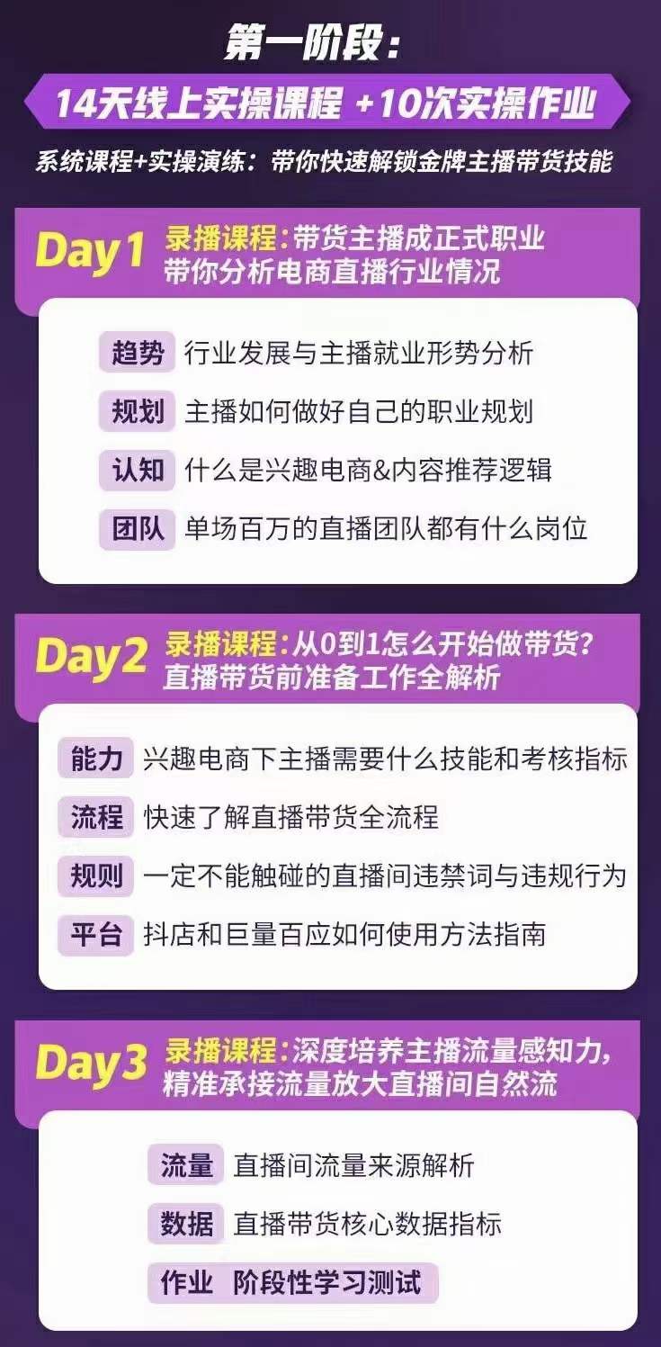 图片[2]-【副业项目3857期】完美家族·金牌主播实战进阶营，普通人也能快速变身金牌带货主播-小白副业网