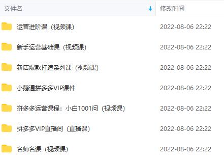 图片[2]-【副业项目3861期】拼多多运营课程合集：从新手到运营进阶，拼多多新手开店教程视频-小白副业网