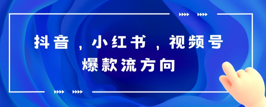 【副业项目6104期】抖音，小红书，视频号爆款流视频制作，简单制作掌握流量密码-小白副业网