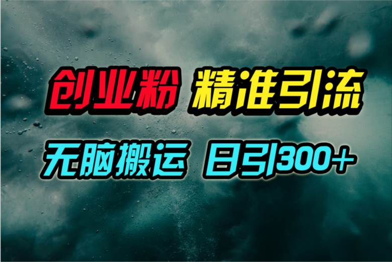 视频号纯搬运日引300+创业粉教程！-小白副业网
