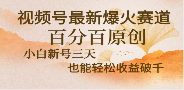 视频号独家玩法，老年养生赛道，无脑搬运爆款视频，日入2000+-小白副业网